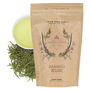 Harney & Sons Bamboo Tea, Loose Leaves, Wellness Collection, 2 oz Bag